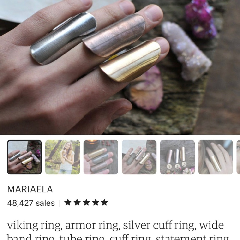 Copper tube ring